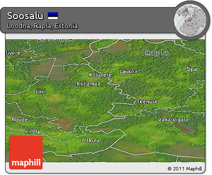 Satellite Panoramic Map of Soosalu