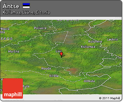 Satellite Panoramic Map of Äntse