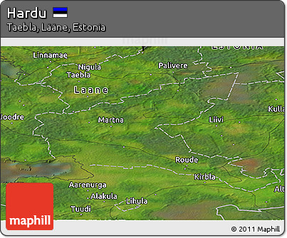 Satellite Panoramic Map of Hardu
