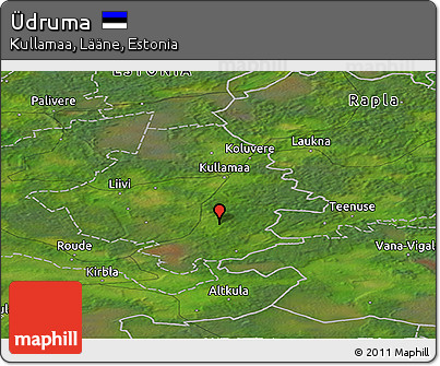 Satellite Panoramic Map of Üdruma