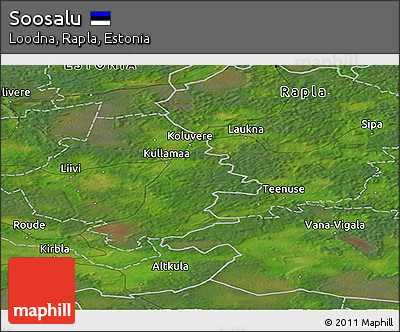 Satellite Panoramic Map of Soosalu