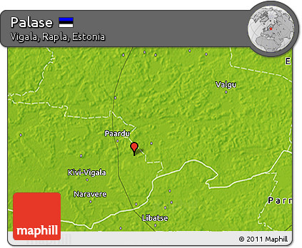 Physical 3D Map of Palase