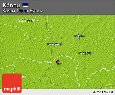 Physical 3D Map of Kõnnu