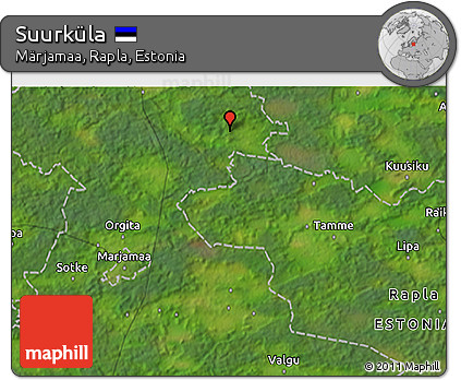 Satellite 3D Map of Suurküla