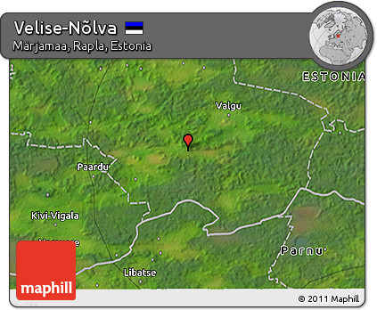 Satellite 3D Map of Velise-Nõlva