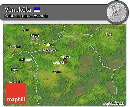 Satellite 3D Map of Veneküla