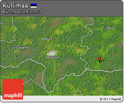 Satellite 3D Map of Kullimaa