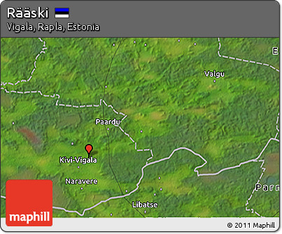 Satellite 3D Map of Rääski
