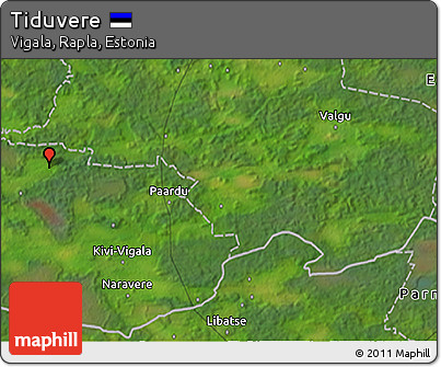Satellite 3D Map of Tiduvere
