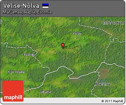 Satellite 3D Map of Velise-Nõlva
