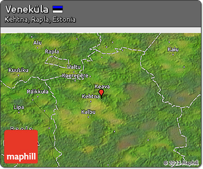 Satellite 3D Map of Veneküla
