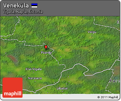 Satellite 3D Map of Veneküla