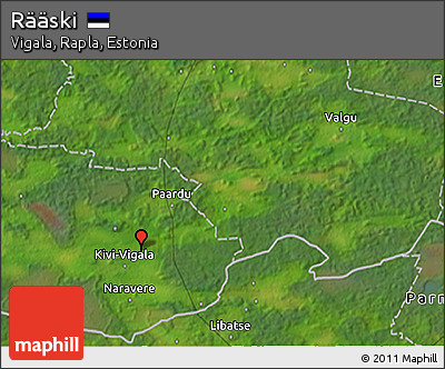 Satellite 3D Map of Rääski