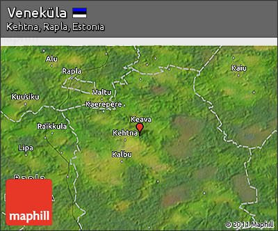 Satellite 3D Map of Veneküla