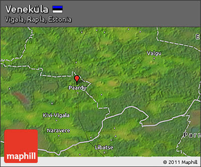 Satellite 3D Map of Veneküla