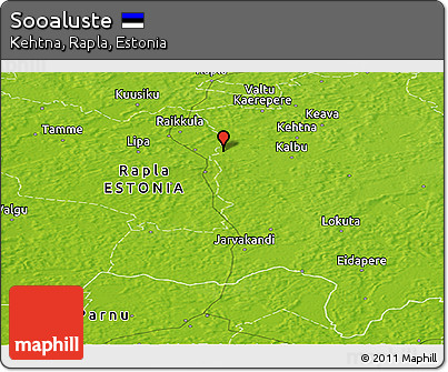 Physical Panoramic Map of Sooaluste