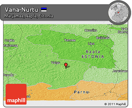 Political Panoramic Map of Vana-Nurtu