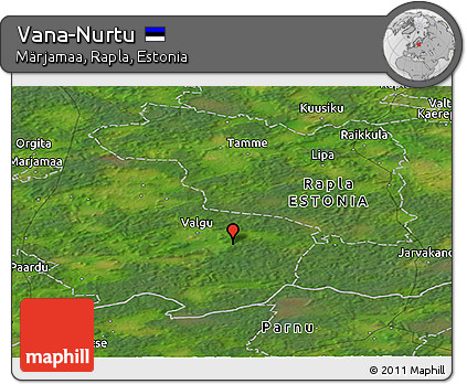 Satellite Panoramic Map of Vana-Nurtu