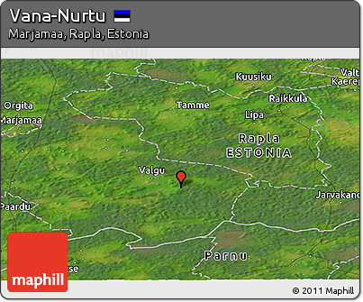 Satellite Panoramic Map of Vana-Nurtu