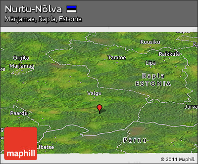 Satellite Panoramic Map of Nurtu-Nõlva
