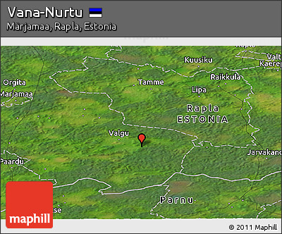 Satellite Panoramic Map of Vana-Nurtu
