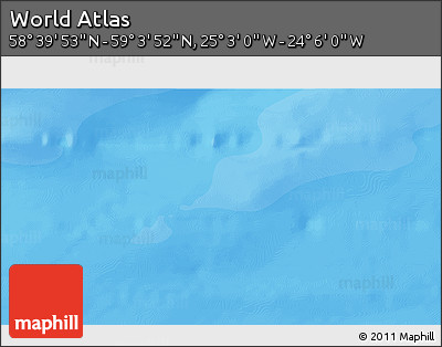 Political 3D Map of the Area around 58° 51' 53" N, 24° 34' 30" W