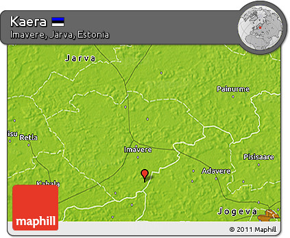 Physical 3D Map of Kaera