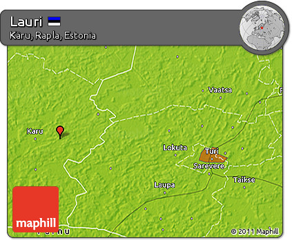 Physical 3D Map of Lauri