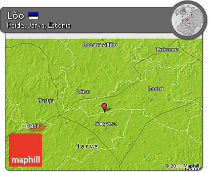 Physical 3D Map of Lõo