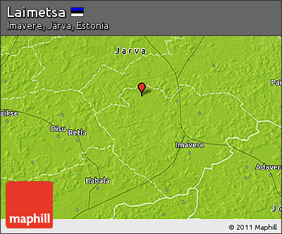 Physical 3D Map of Laimetsa