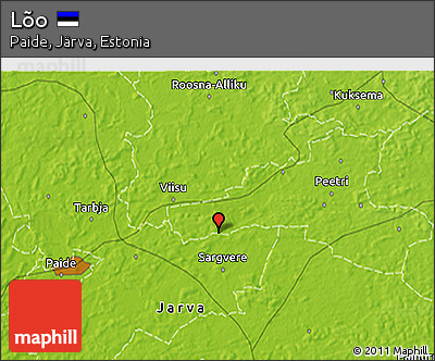 Physical 3D Map of Lõo