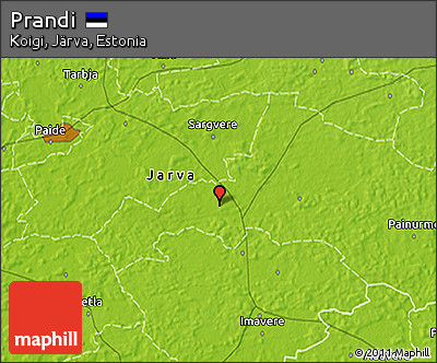 Physical 3D Map of Prandi