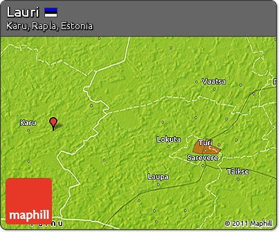 Physical 3D Map of Lauri