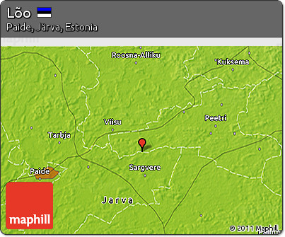 Physical 3D Map of Lõo