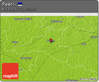 Physical 3D Map of Peetri