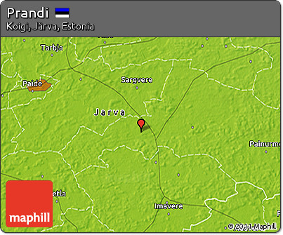 Physical 3D Map of Prandi