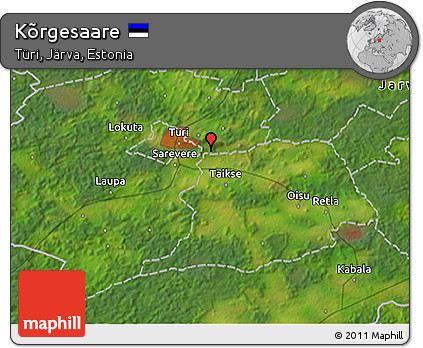 Satellite 3D Map of Kõrgesaare