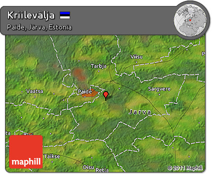 Satellite 3D Map of Kriilevälja