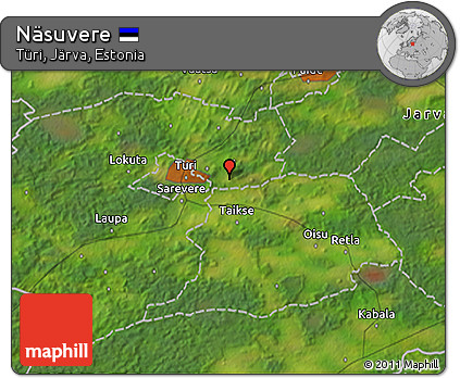 Satellite 3D Map of Näsuvere