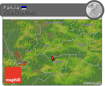 Satellite 3D Map of Padula