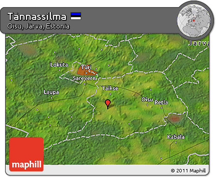 Satellite 3D Map of Tännassilma