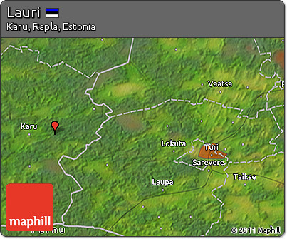 Satellite 3D Map of Lauri