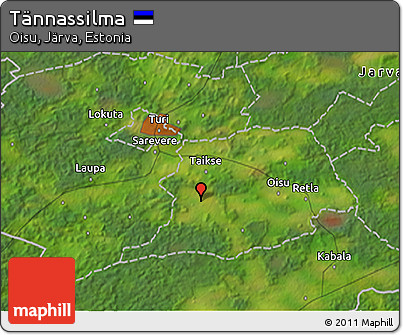 Satellite 3D Map of Tännassilma