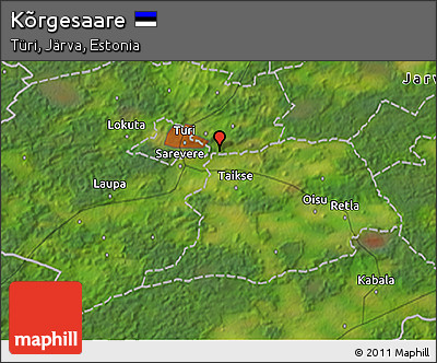 Satellite 3D Map of Kõrgesaare
