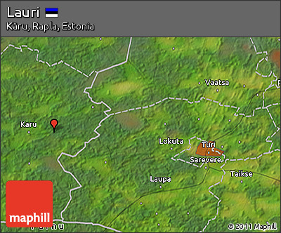 Satellite 3D Map of Lauri