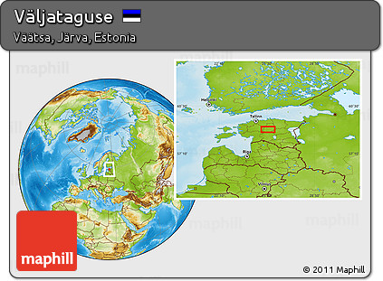 Physical Location Map of Väljataguse