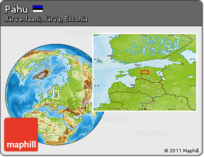 Physical Location Map of Pähu