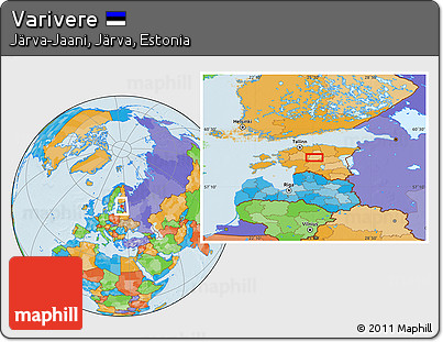 Political Location Map of Varivere