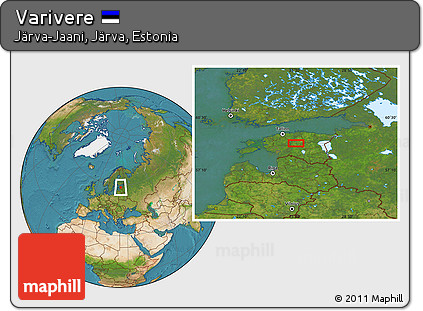 Satellite Location Map of Varivere