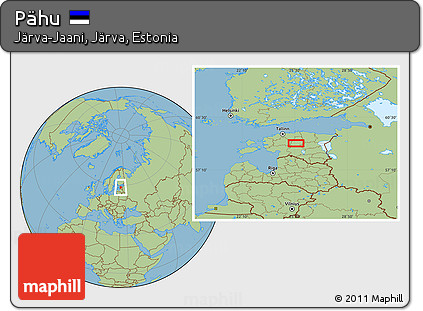 Savanna Style Location Map of Pähu